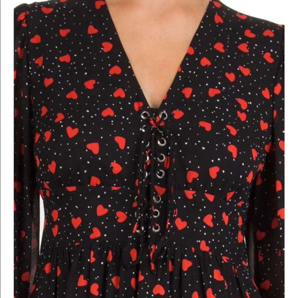 So in Love Muslin Lace-Up Dress - The Kooples - Picture 2 of 4